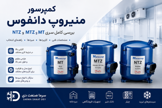 کمپرسور منیروپ دانفوس چیست؟ بررسی کامل سری MT، MTZ و NTZ