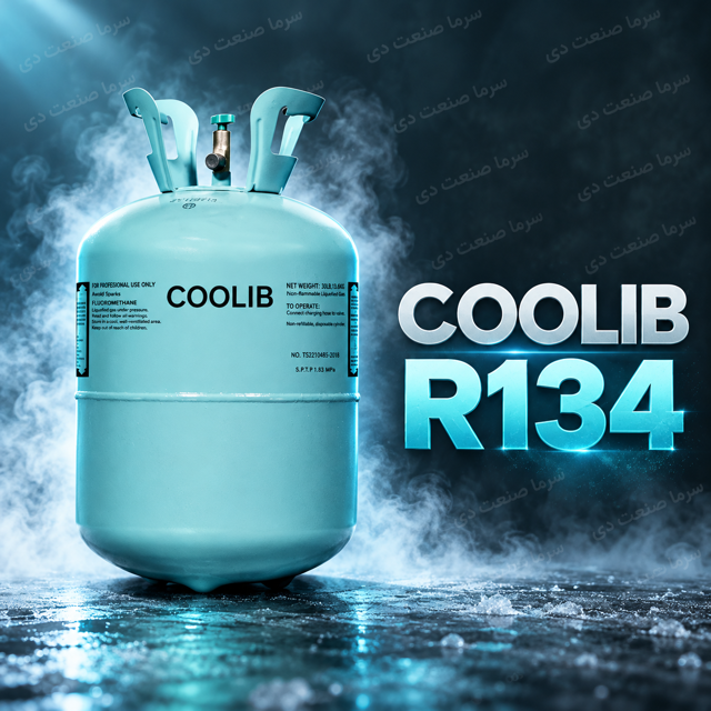 گاز R134a کولیب ۱۳٫۶ کیلویی
